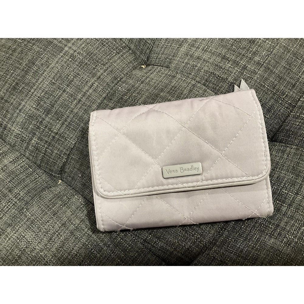 Vera Bradley Gray Quilted Wallet